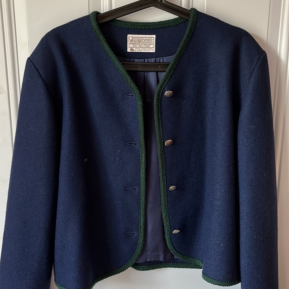 Vintage Pendleton Wool Blazer Jacket - image 6